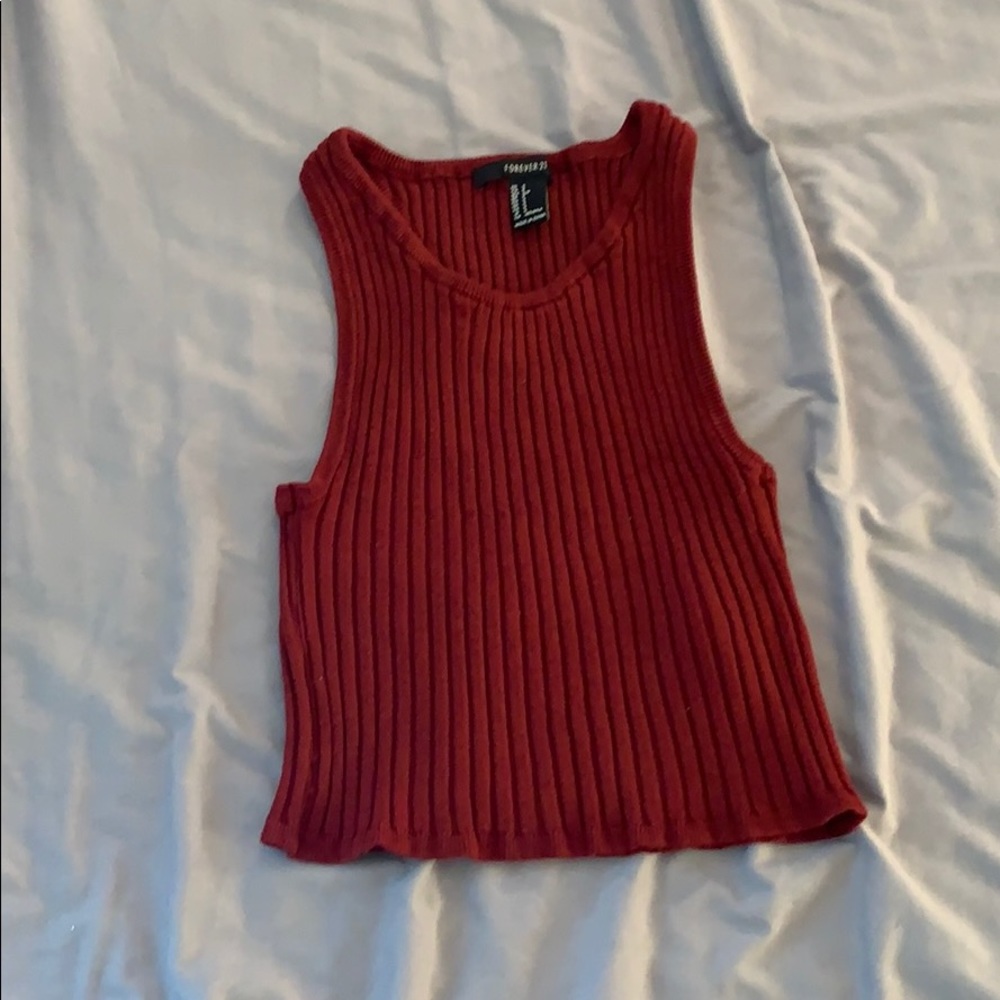 Knit crop top